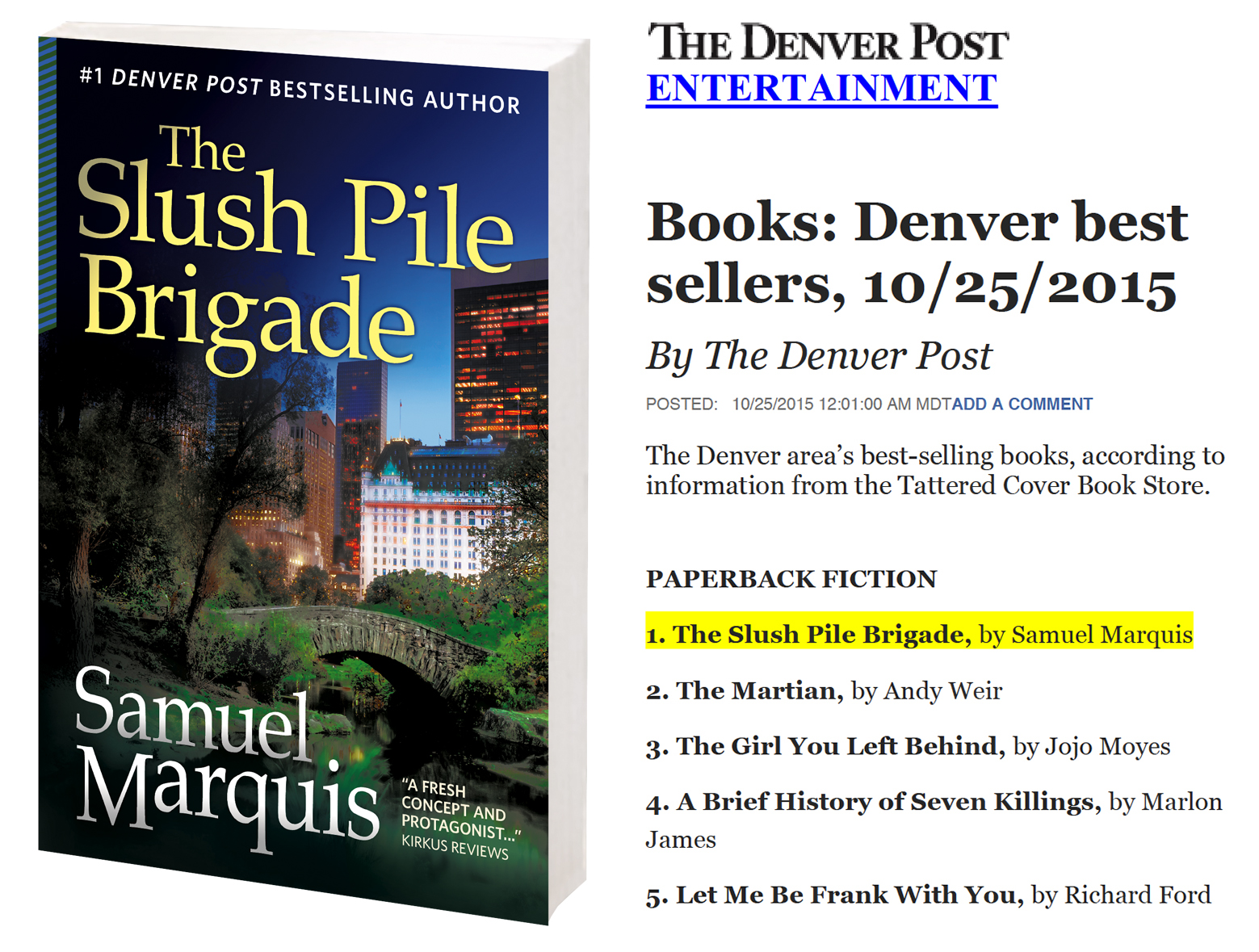 Denver Post bestseller list (1)