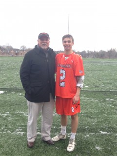 Clapton and Dad at Dubuque Lax Bros