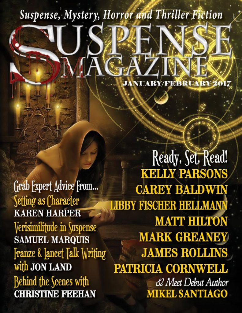 Suspense Magazine Cover - Versim in Suspense